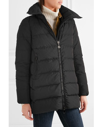 schwarze gesteppte leichte Jacke von Moncler