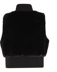 schwarze gesteppte Pelzweste von Urban Classics