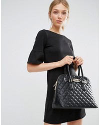 schwarze gesteppte Shopper Tasche von Aldo