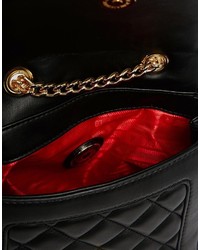 schwarze gesteppte Taschen von Love Moschino