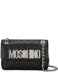 schwarze gesteppte Taschen von Moschino