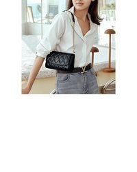 schwarze gesteppte Taschen von Victoria Hyde