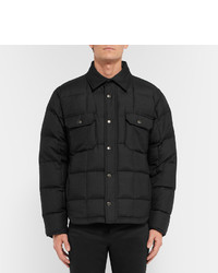 schwarze gesteppte Wolljacke von Balenciaga