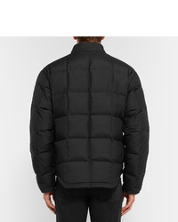 schwarze gesteppte Wolljacke von Balenciaga