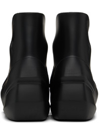 schwarze Gummi Chelsea Boots von 1017 Alyx 9Sm