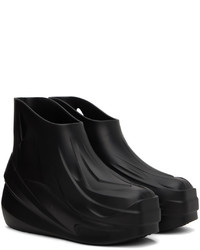 schwarze Gummi Chelsea Boots von 1017 Alyx 9Sm