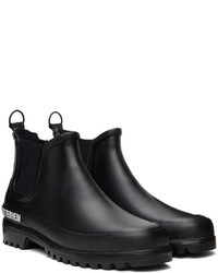 schwarze Gummi Chelsea Boots von Stutterheim