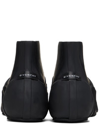 schwarze Gummi Chelsea Boots von Givenchy