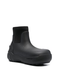 schwarze Gummi Chelsea Boots von Ambush