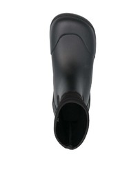 schwarze Gummi Chelsea Boots von Ambush