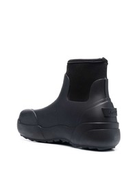 schwarze Gummi Chelsea Boots von Ambush