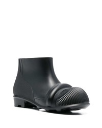 schwarze Gummi Chelsea Boots von Loewe