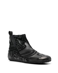 schwarze Gummi Freizeitstiefel von RBRSL RUBBER SOUL