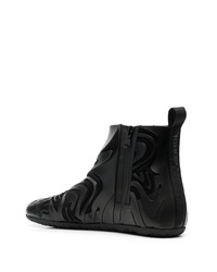 schwarze Gummi Freizeitstiefel von RBRSL RUBBER SOUL