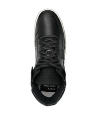 schwarze Gummi hohe Sneakers von RBRSL RUBBER SOUL