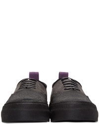 schwarze Gummi niedrige Sneakers von Eytys