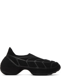 schwarze Gummi niedrige Sneakers von Givenchy