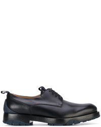 schwarze Gummi Schuhe von Salvatore Ferragamo