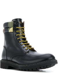 schwarze Gummi Stiefel von Givenchy