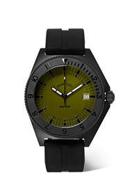 schwarze Gummi Uhr von Bamford Watch Department