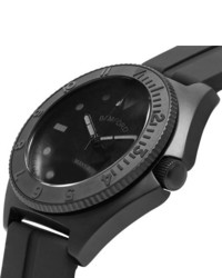 schwarze Gummi Uhr von Bamford Watch Department