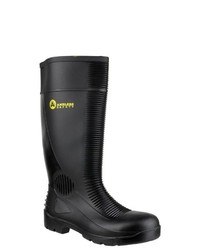 schwarze Gummistiefel von Amblers Safety