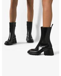 schwarze Gummistiefel von Chloé