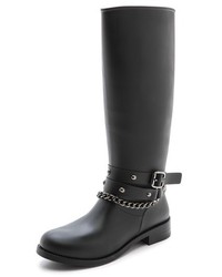 schwarze Gummistiefel von Studio Pollini