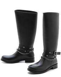 schwarze Gummistiefel von Studio Pollini