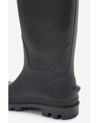 schwarze Gummistiefel von next