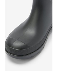 schwarze Gummistiefel von next