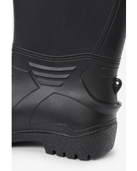 schwarze Gummistiefel von next
