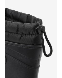 schwarze Gummistiefel von next