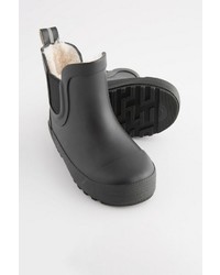 schwarze Gummistiefel von next