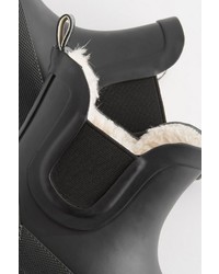 schwarze Gummistiefel von next