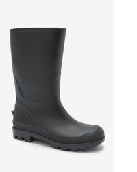 schwarze Gummistiefel von next