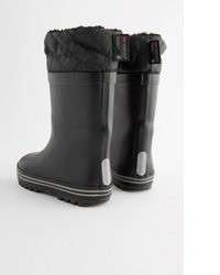 schwarze Gummistiefel von next