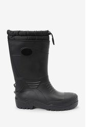 schwarze Gummistiefel von next