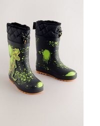 schwarze Gummistiefel von next