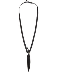 schwarze Halskette von Ann Demeulemeester