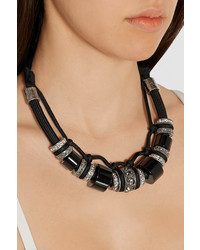 schwarze Halskette von Lanvin