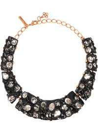 schwarze Halskette von Oscar de la Renta