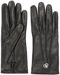 schwarze Handschuhe von Dsquared2