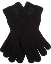 schwarze Handschuhe von Giorgio Armani