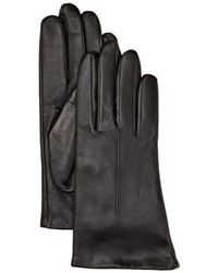 schwarze Handschuhe