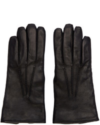 schwarze Handschuhe von Lemaire
