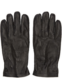 schwarze Handschuhe von Tiger of Sweden