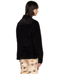 schwarze Harrington-Jacke aus Cord von Vivienne Westwood
