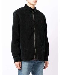 schwarze Harrington-Jacke aus Cord von Polo Ralph Lauren