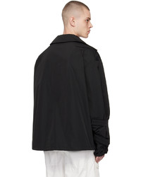 schwarze Harrington-Jacke von Dries Van Noten